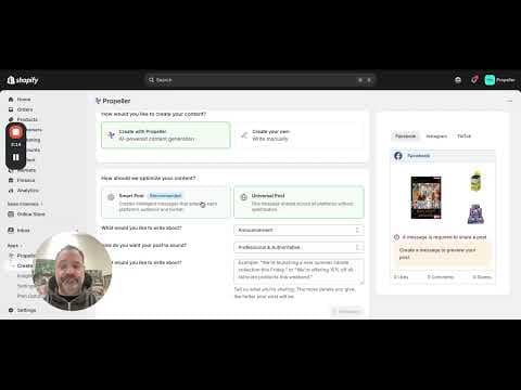 Creating Content from Scratch with Propeller in Shopify