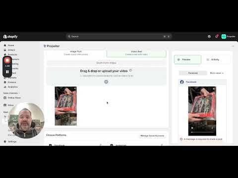 Uploading Video Content for Social Media with Propeller in Shopify